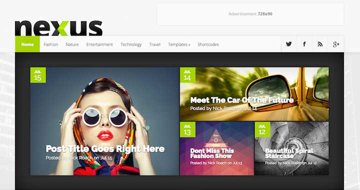 Nexus WordPress Magazine Theme