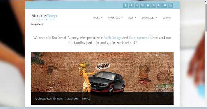simplecorp Free Drupal Template