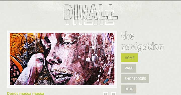Diwall tumblr theme wordpress