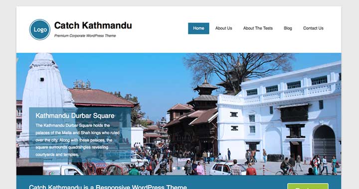 Catch Kathmandu WordPress Travel Themes