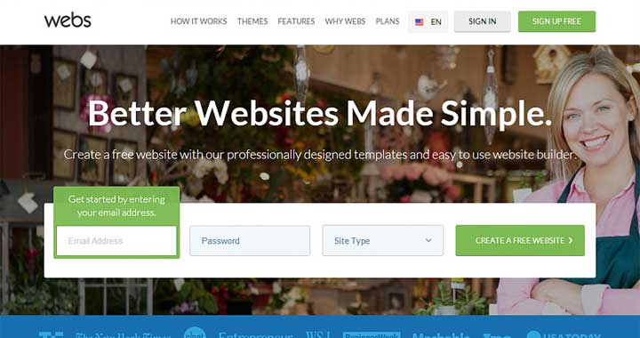 Webs Trendy Website Builder