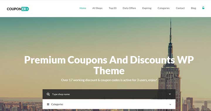 Couponer Coupon Themes For WordPress