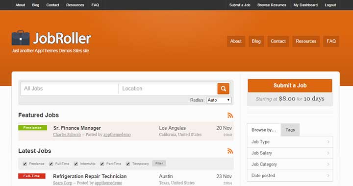 JobRoller WordPress Job Board Themes
