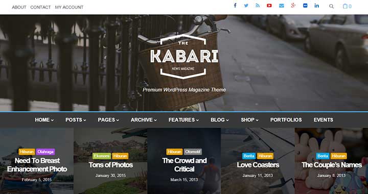 Kabari WordPress Magazine Themes