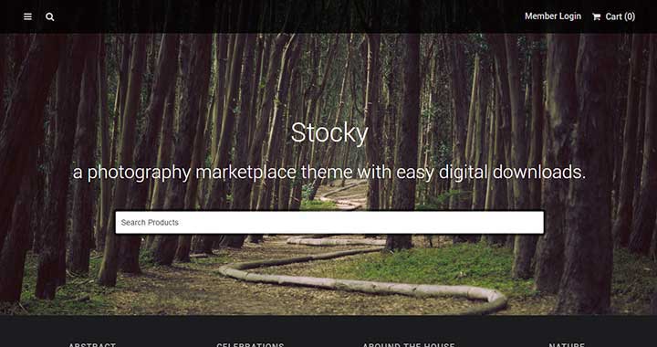 Stocky Image Marketplace Themes