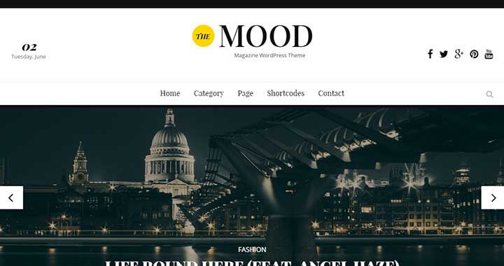 The Mood Simple WordPress Themes