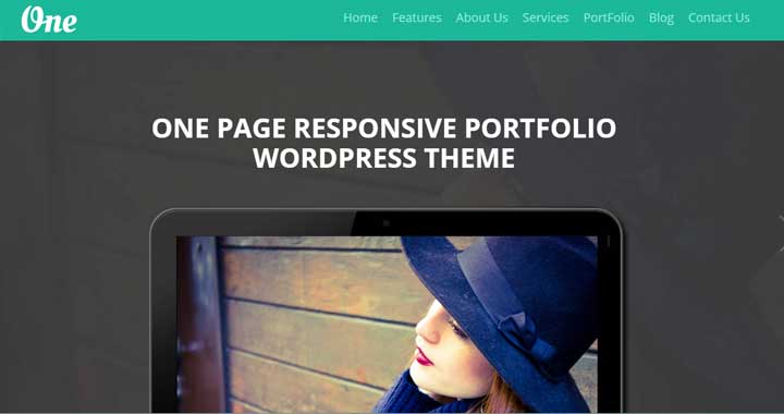 Onepage Best Portfolio WordPress Themes