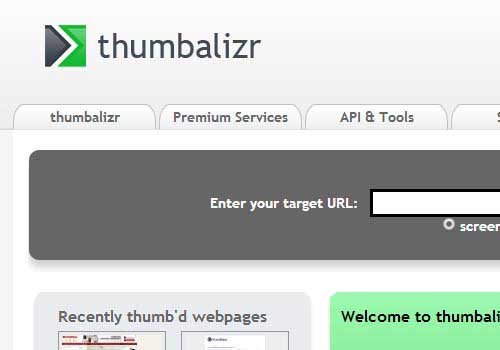 Thumblizr Free Screenshot Software