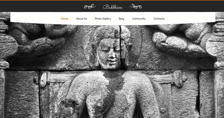Buddhism Native Church WordPress Theme