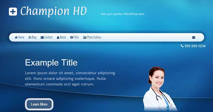 Champion HD WordPress Medical Theme
