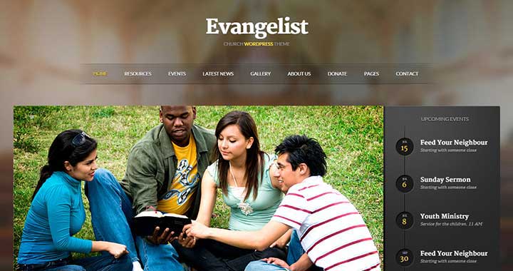 Evangelist Church WordPress Themes