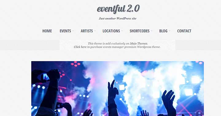 Eventful WordPress Events Theme