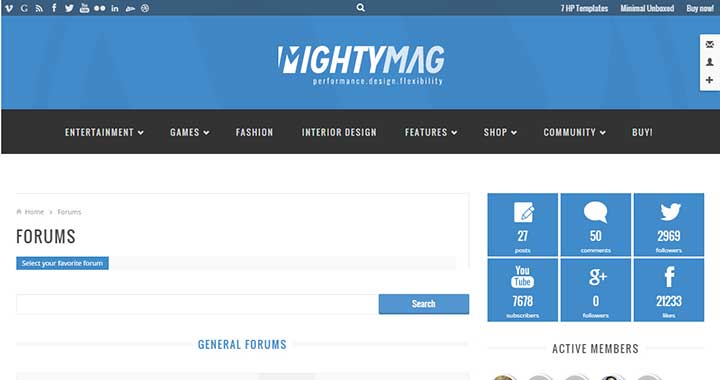 MightyMag WordPress Forums