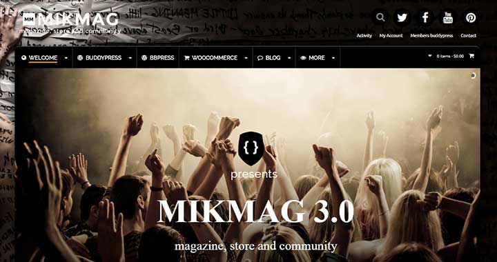 Mikmag Community WordPress Theme