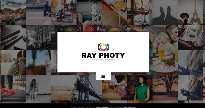 Ray Photy Dark WordPress Themes