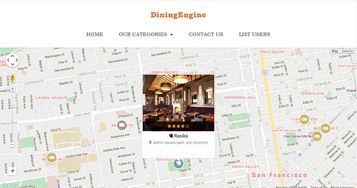 DiningEngine WordPress Theme