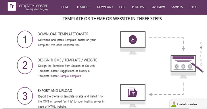 TemplateToaster free wordpress theme generator