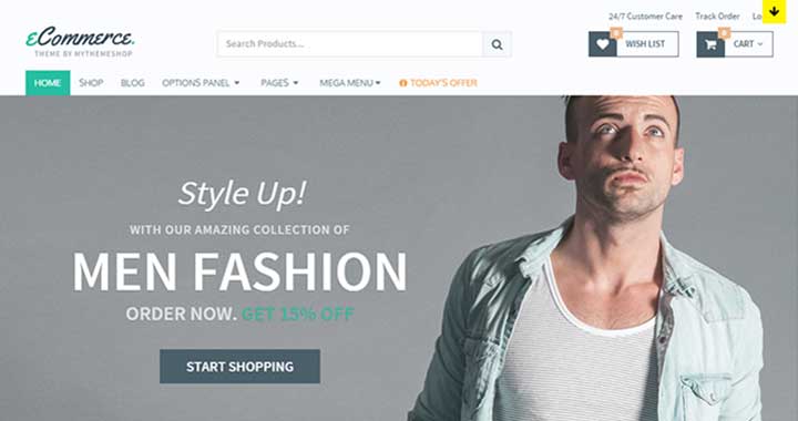 eCommerce Theme August 2015