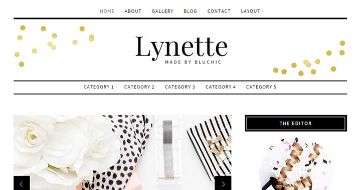 Lynette simple wordpress themes 