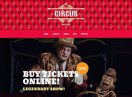 Circus Tent WordPress Theme