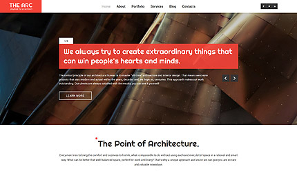 Architecture Responsive WordPress Theme