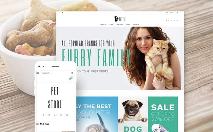PetStore - Pets Supplies Shop Responsive WooCommerce  Theme    